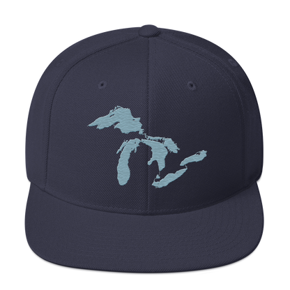 Great Lakes Vintage Snapback | Opal Blue