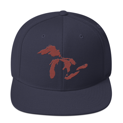 Great Lakes Vintage Snapback | Ore Dock Red