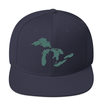 Great Lakes Vintage Snapback | Copper Green