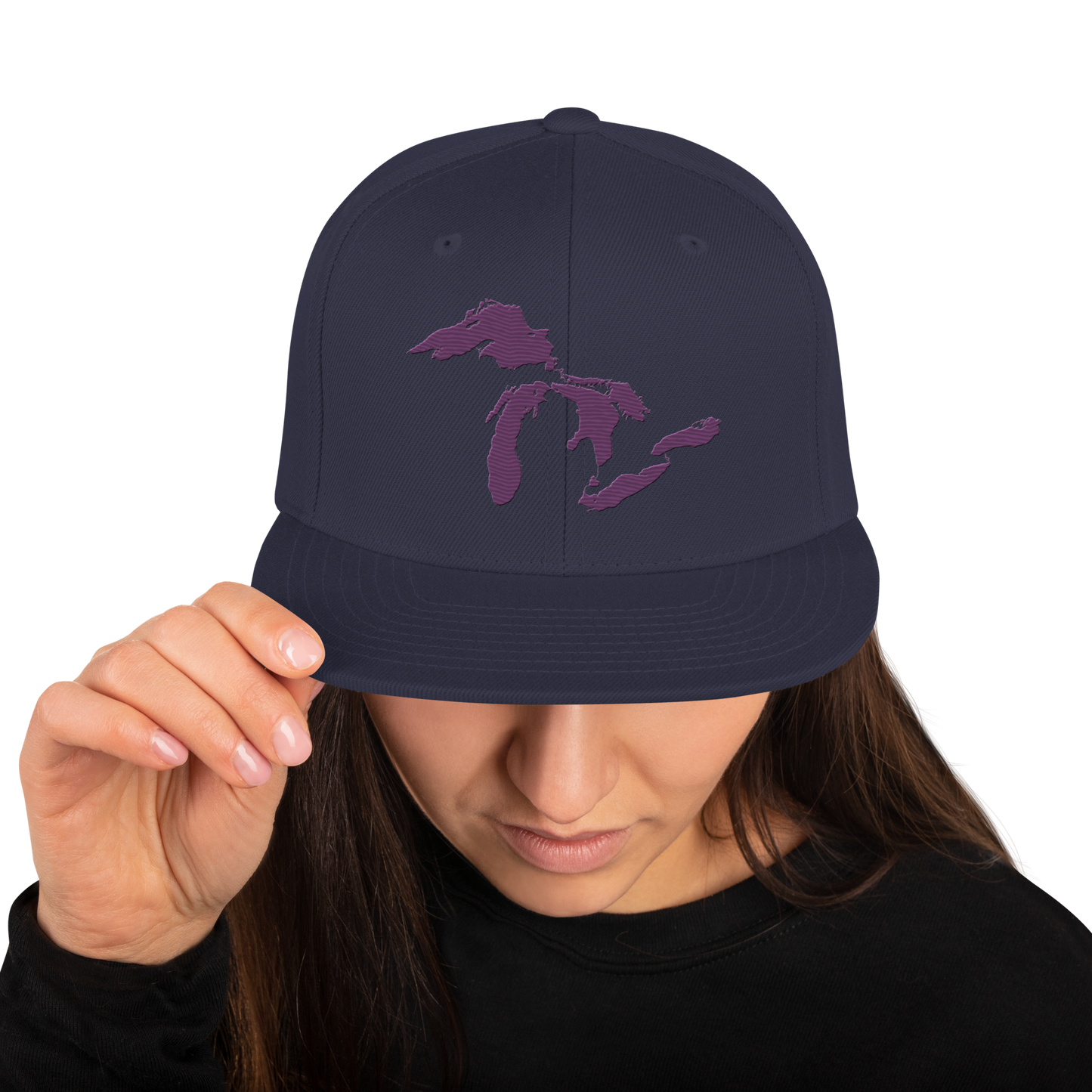 Great Lakes Vintage Snapback | Plum