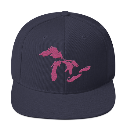 Great Lakes Vintage Snapback | Apple Blossom Pink