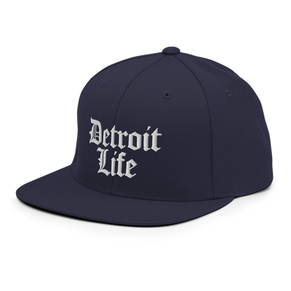 'Detroit Life' Vintage Snapback | 6-Panel