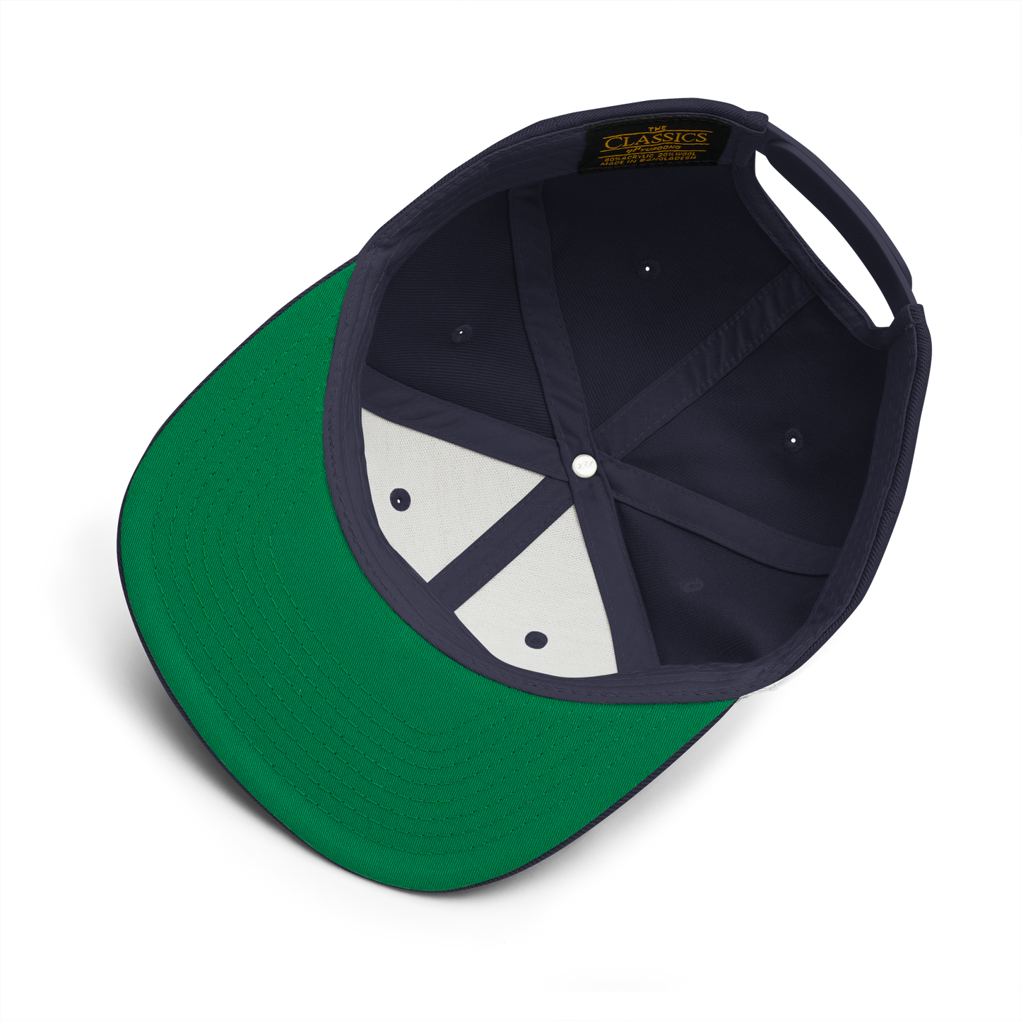 Michigan Vintage Snapback | Shamrock Green Outline