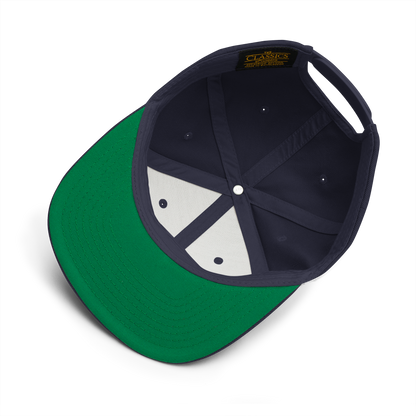 Michigan Vintage Snapback | Shamrock Green Outline