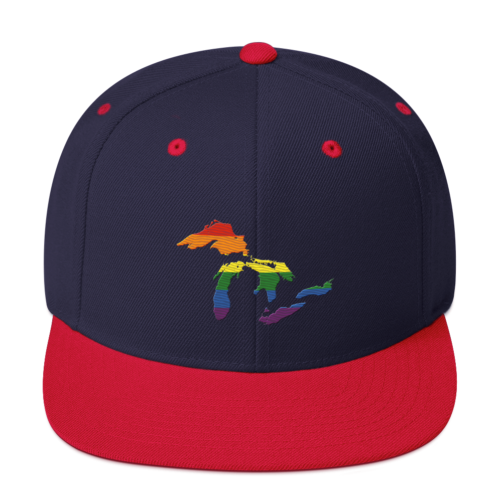 Great Lakes Vintage Snapback (Rainbow Pride Edition)