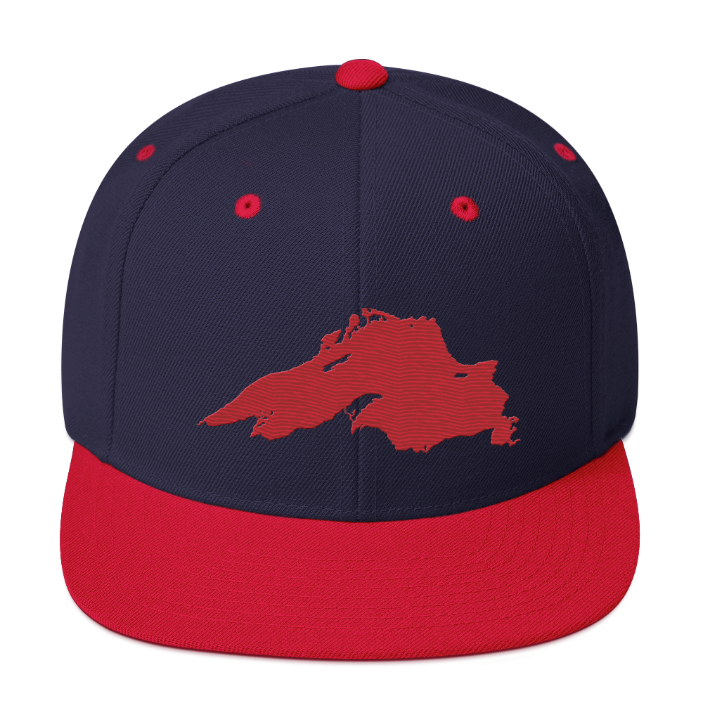 Lake Superior Vintage Snapback | Red