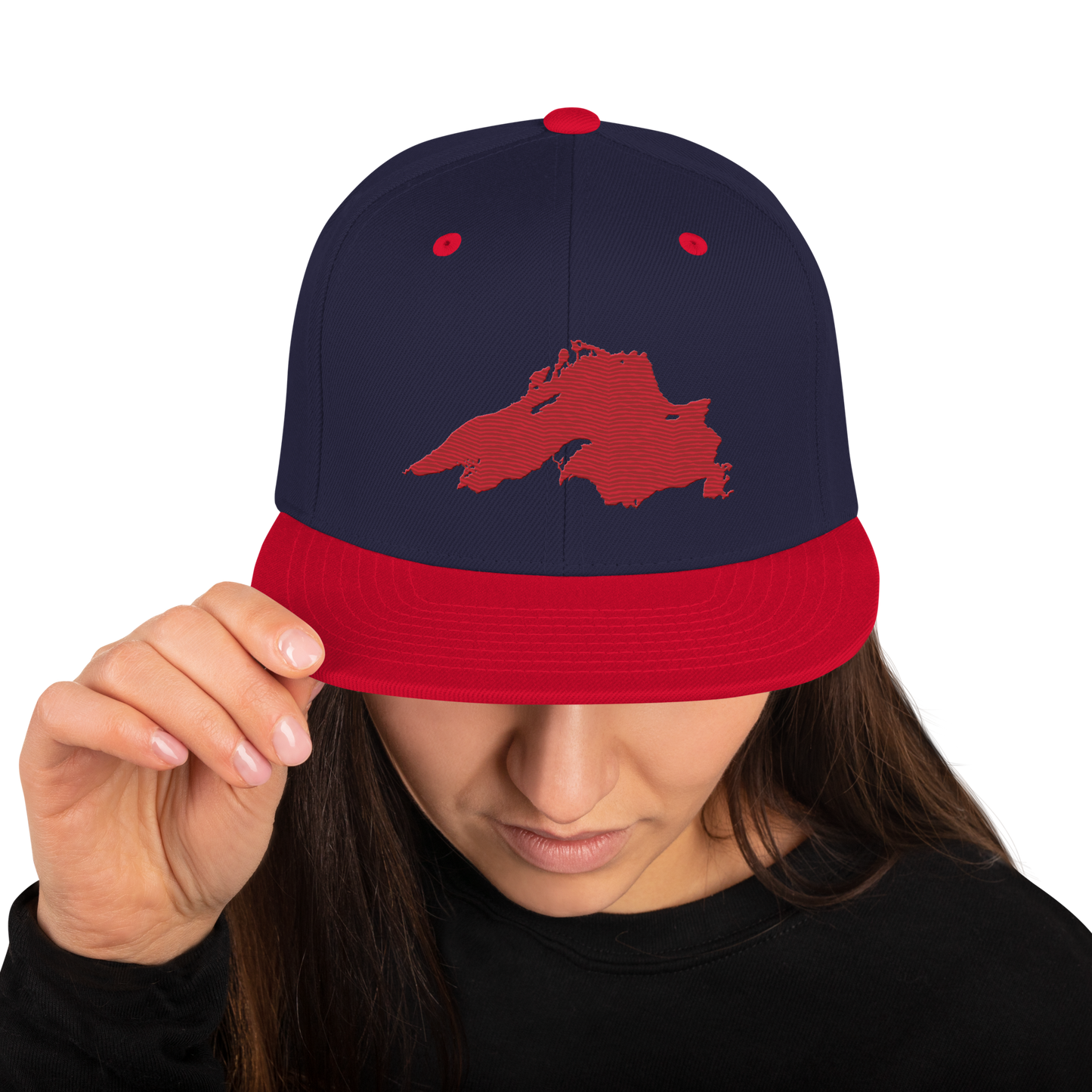 Lake Superior Vintage Snapback | Red