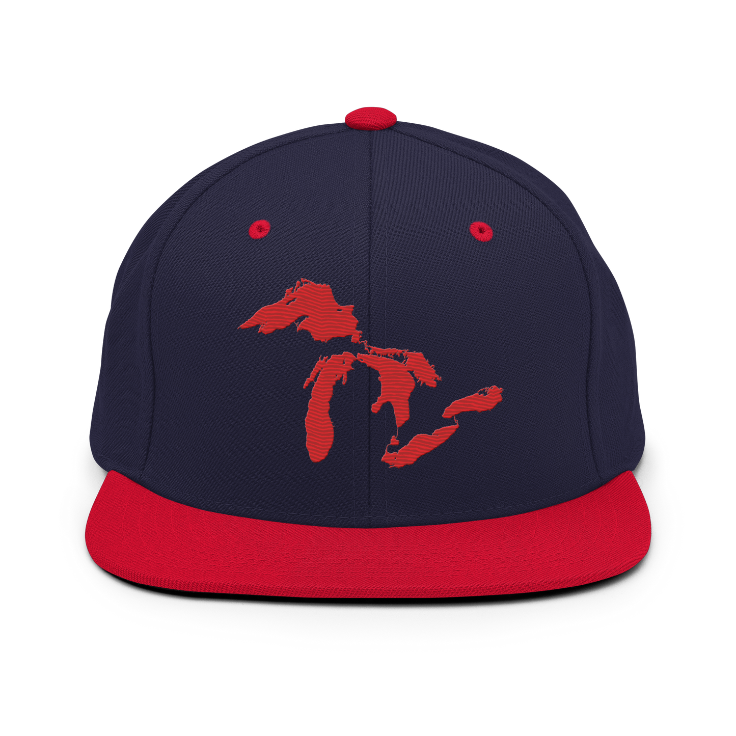 Great Lakes Vintage Snapback | Red