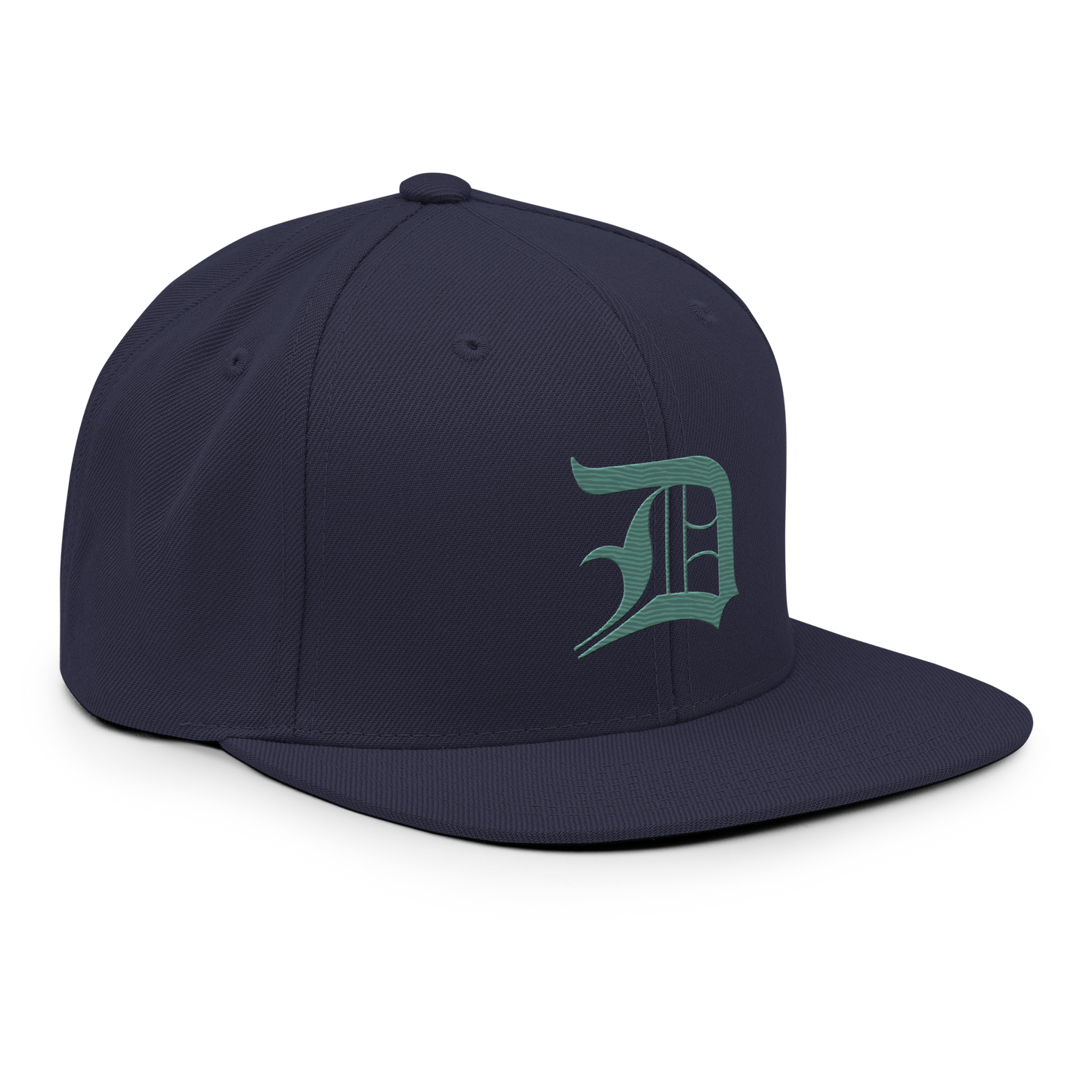 Detroit 'Old English D' Vintage Snapback (Copper Green)