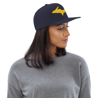 Upper Peninsula Vintage Snapback | Maize