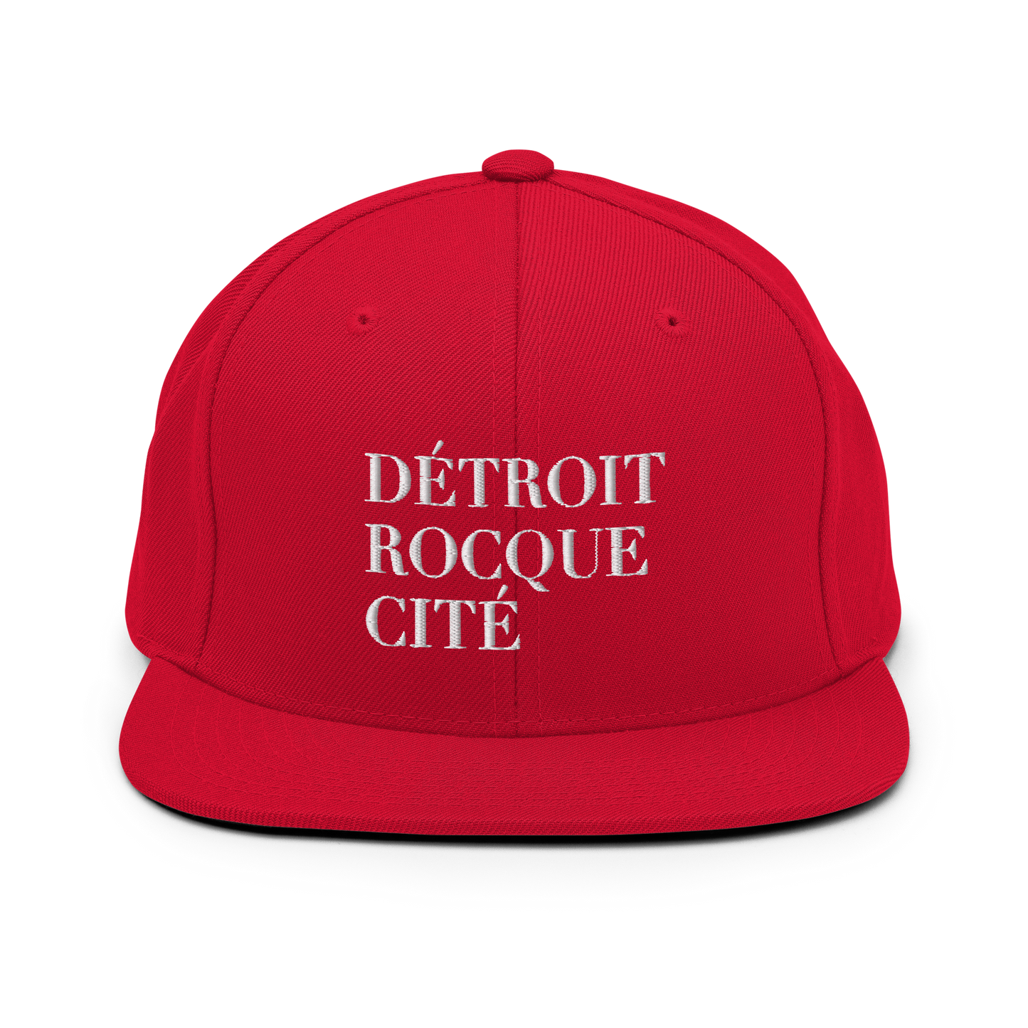 'Détroit Rocque Cité' Vintage Snapback (White Emb.)