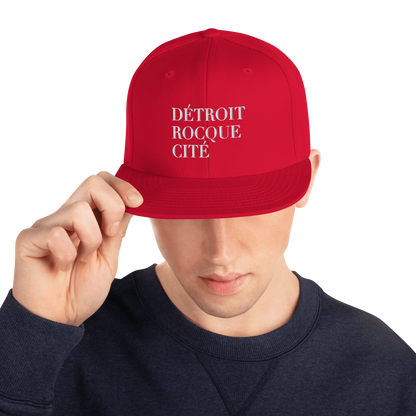 'Détroit Rocque Cité' Vintage Snapback (White Emb.)