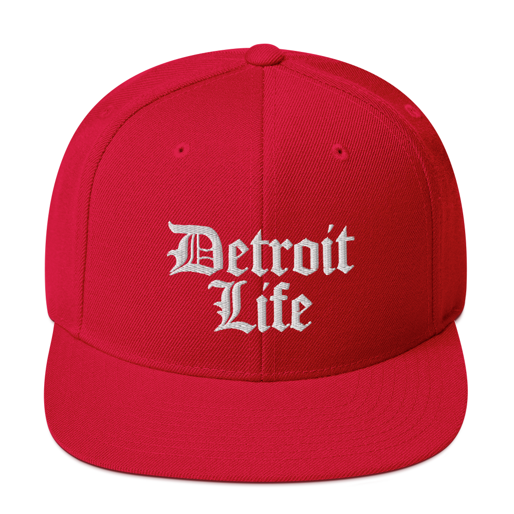 'Detroit Life' Vintage Snapback | 6-Panel