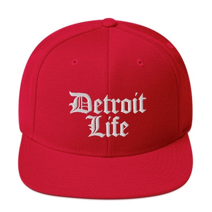 'Detroit Life' Vintage Snapback | 6-Panel