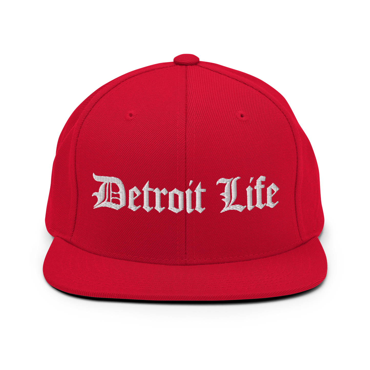 'Detroit Life' Vintage Snapback (Horizontal) | 6-Panel