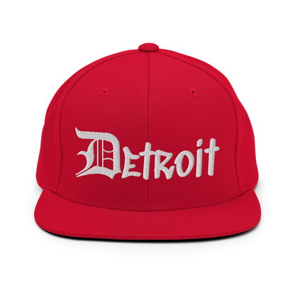 'Detroit' Vintage Snapback (OED Tag Font)