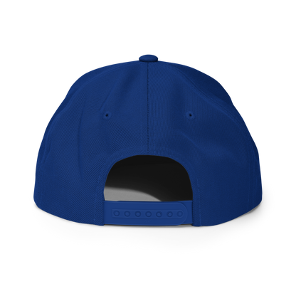 Detroit '313' Vintage Snapback (Angry Font) | Huron Blue