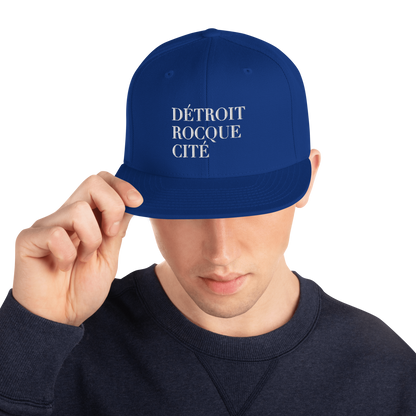 'Détroit Rocque Cité' Vintage Snapback (White Emb.)