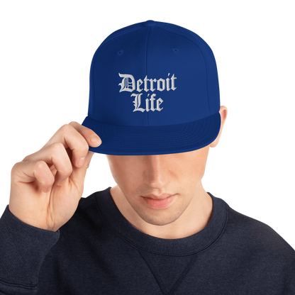 'Detroit Life' Vintage Snapback | 6-Panel