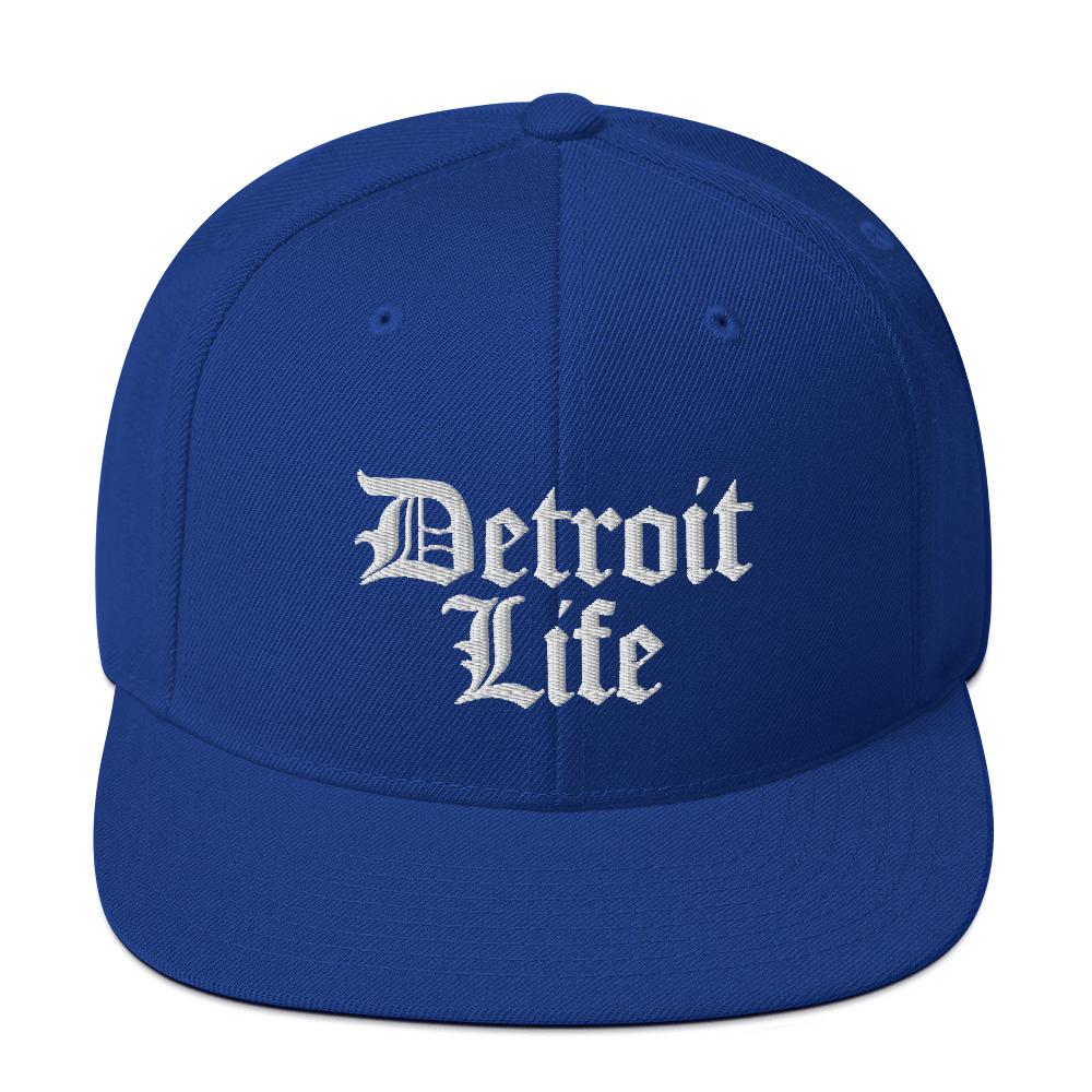 'Detroit Life' Vintage Snapback | 6-Panel