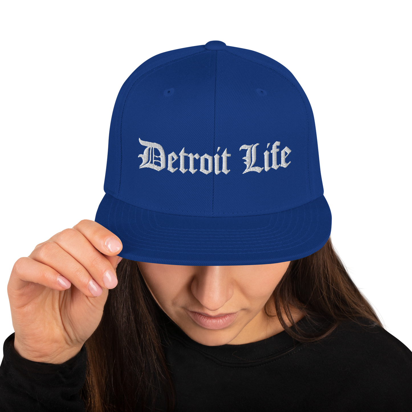 'Detroit Life' Vintage Snapback (Horizontal) | 6-Panel