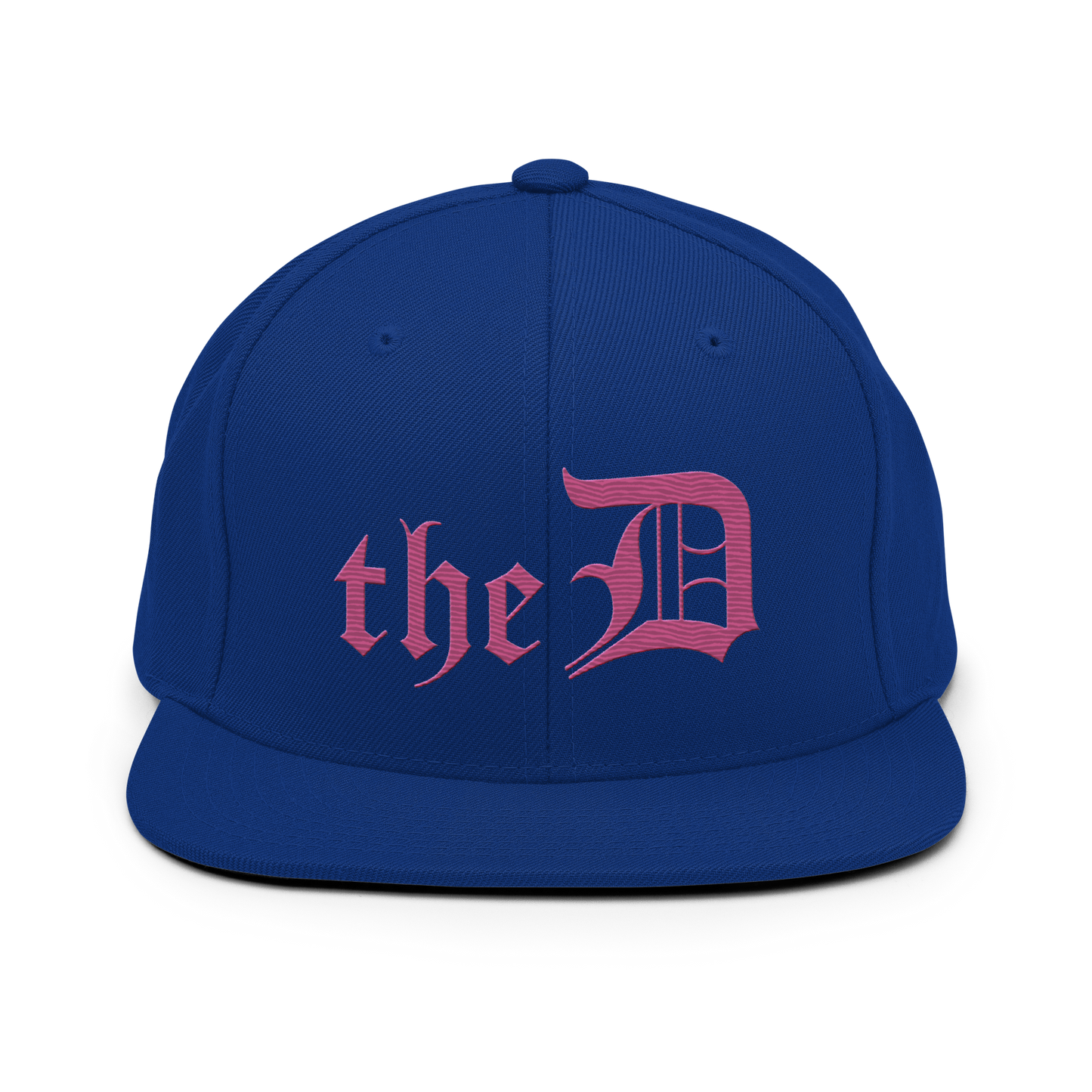 Detroit 'The D' Vintage Snapback | Apple Blossom Pink