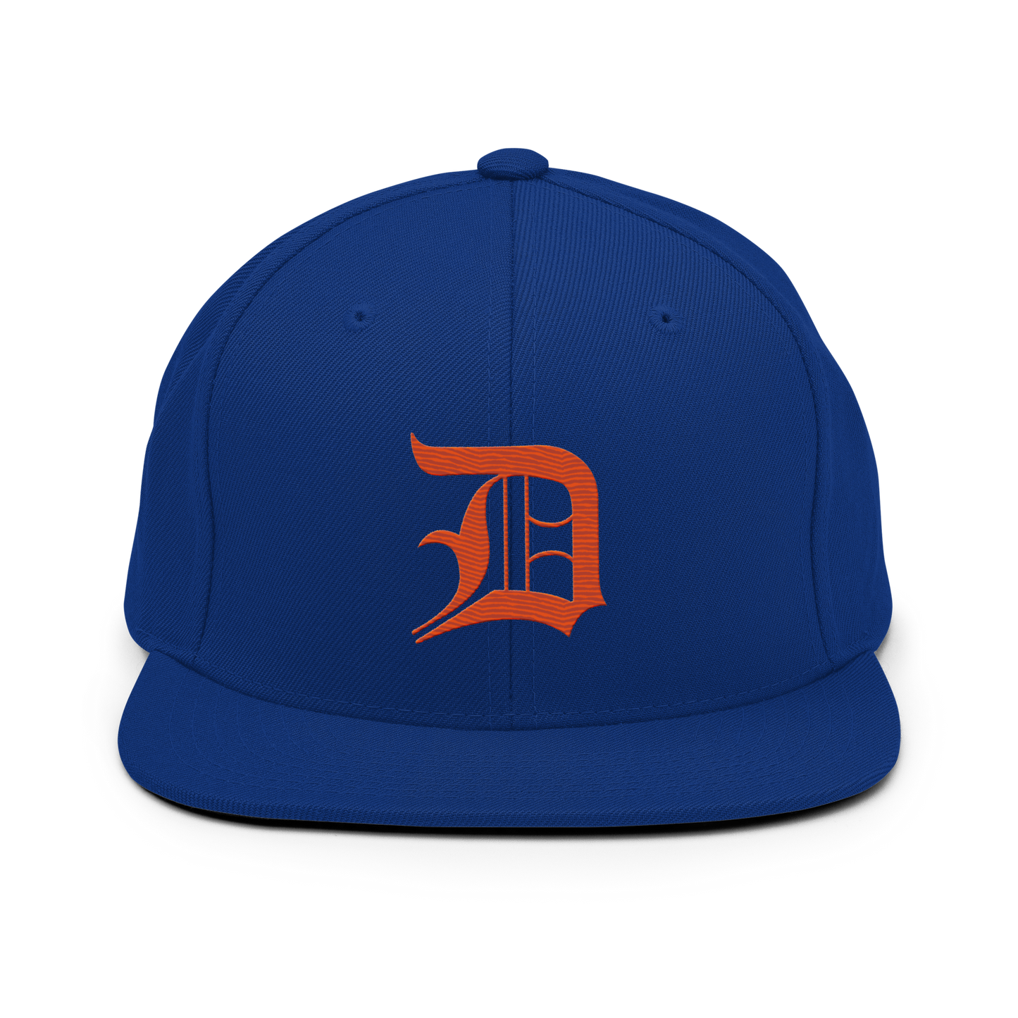 Detroit 'Old English D' Vintage Snapback (Maple Leaf Orange)