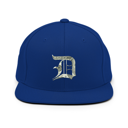 Detroit 'Old English D' Vintage Snapback (Benjamins Edition)