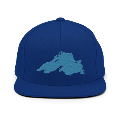 Lake Superior Vintage Snapback | Traverse Blue