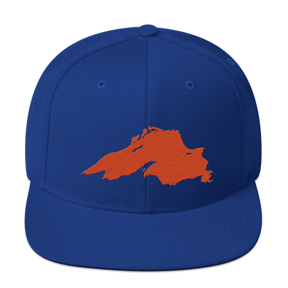 Lake Superior Vintage Snapback | Maple Leaf Orange