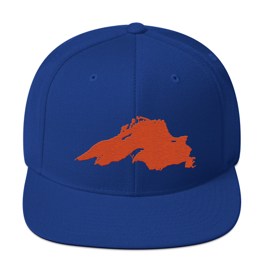 Lake Superior Vintage Snapback | Maple Leaf Orange