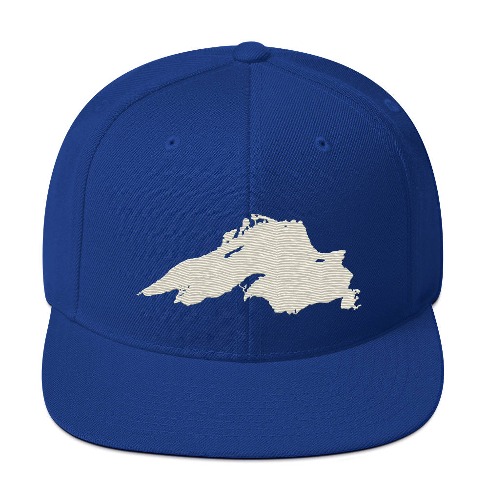 Lake Superior Vintage Snapback | Ivory White