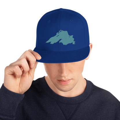 Lake Superior Vintage Snapback | Huron Blue