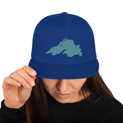 Lake Superior Vintage Snapback | Huron Blue