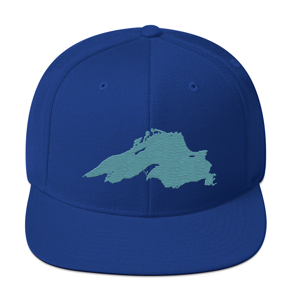 Lake Superior Vintage Snapback | Huron Blue