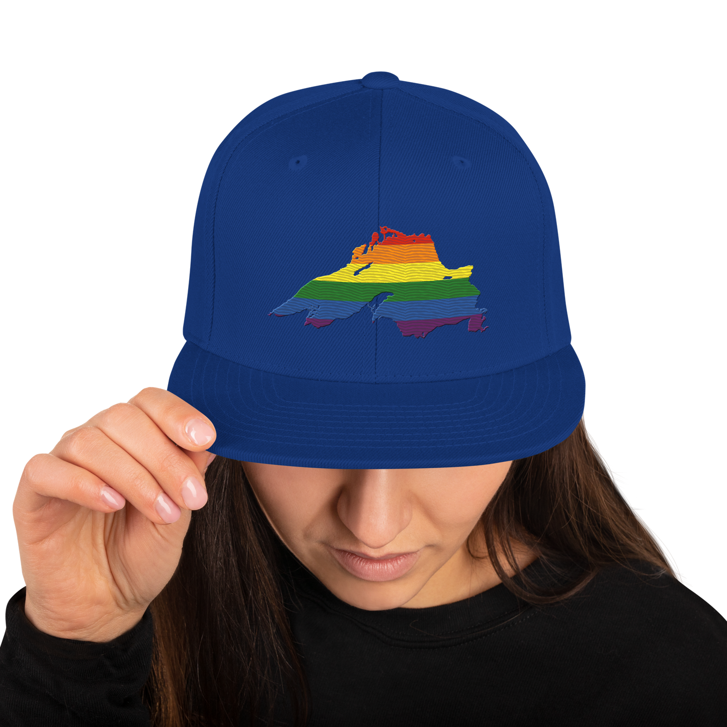 Lake Superior Vintage Snapback | Rainbow Pride Edition