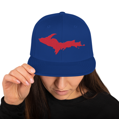 Upper Peninsula Vintage Snapback | Lighthouse Red