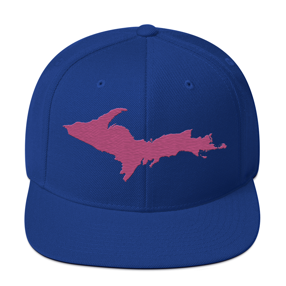 Upper Peninsula Vintage Snapback | Apple Blossom Pink