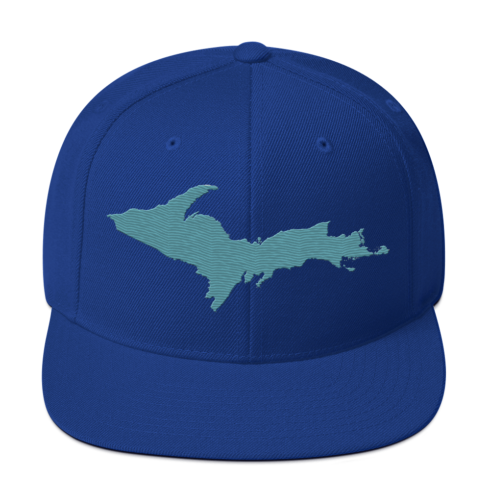 Upper Peninsula Vintage Snapback | Huron Blue