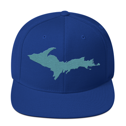 Upper Peninsula Vintage Snapback | Huron Blue