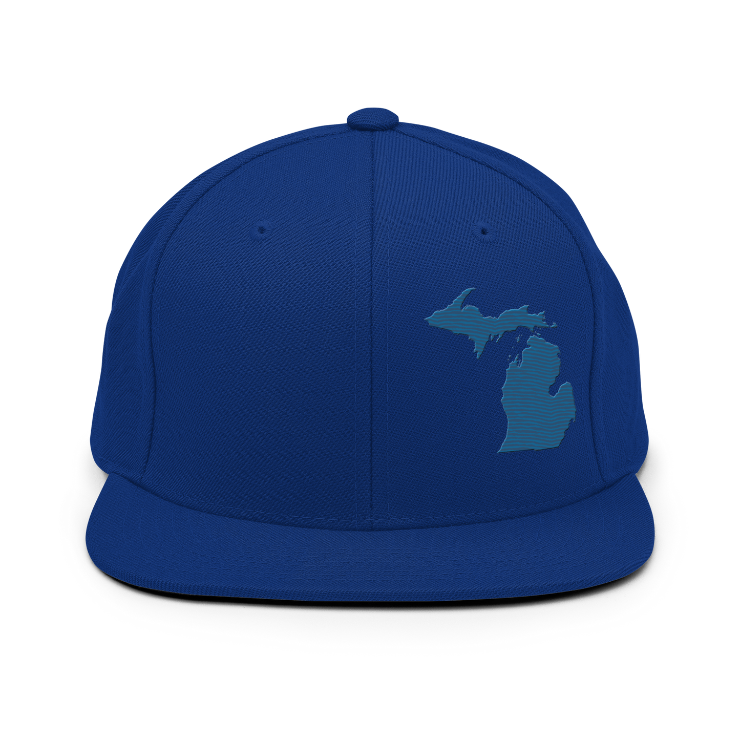 Michigan Vintage Snapback | Blueberry Outline