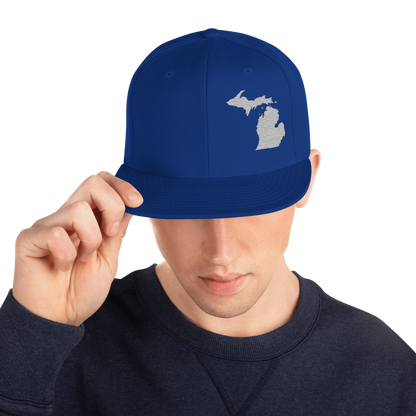 Michigan Vintage Snapback | Platinum Outline