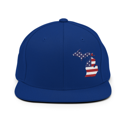 Michigan Vintage Snapback | Patriotic Outline