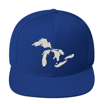 Great Lakes Vintage Snapback | Ivory White