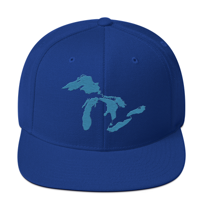 Great Lakes Vintage Snapback | Traverse Blue