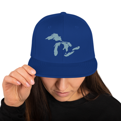 Great Lakes Vintage Snapback | Opal Blue