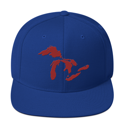 Great Lakes Vintage Snapback | Thimbleberry Red