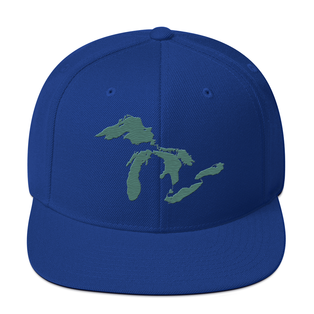 Great Lakes Vintage Snapback | Copper Green