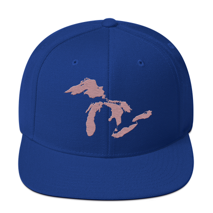 Great Lakes Vintage Snapback | Cherry Blossom Pink