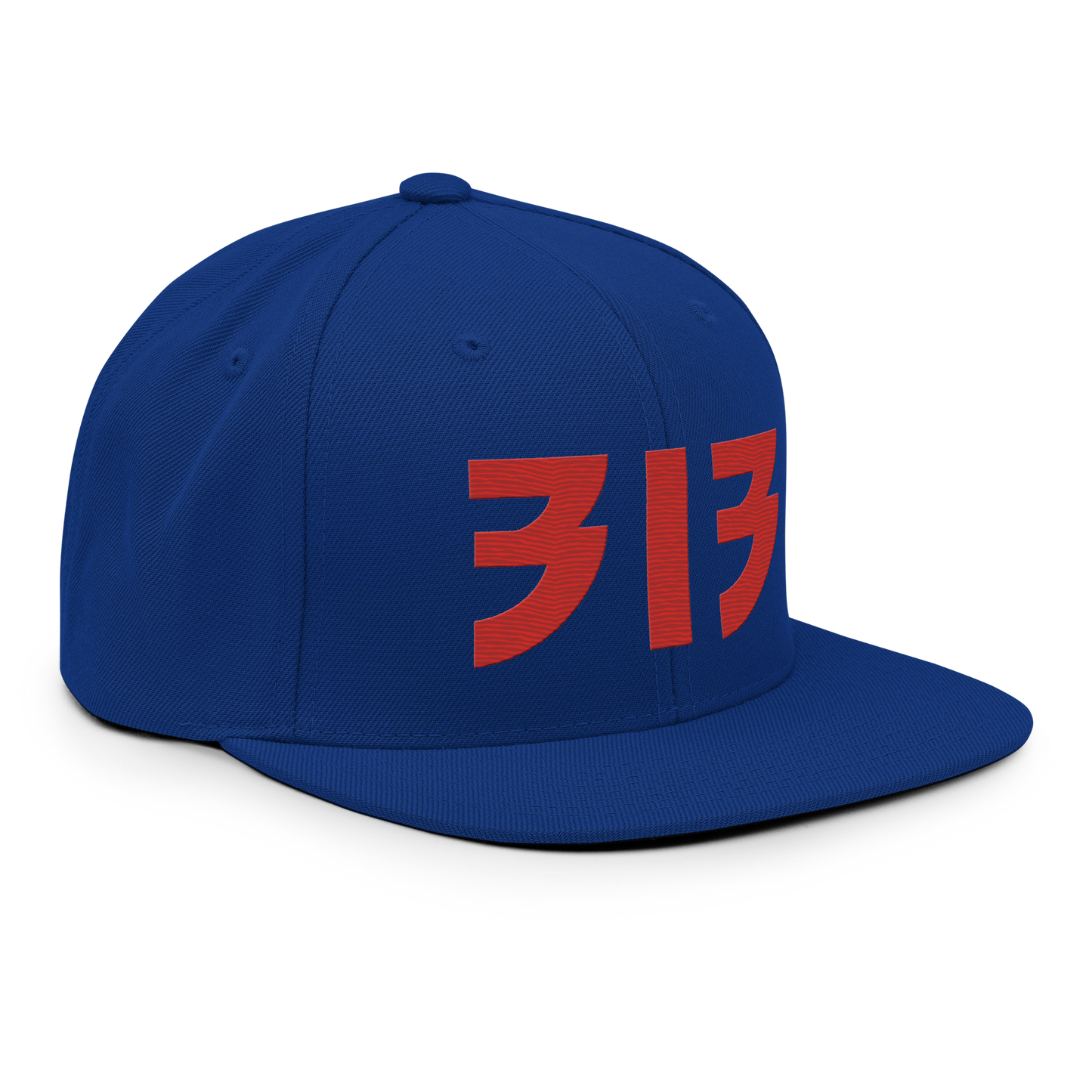 Detroit '313' Vintage Snapback (Glam Rock Font) | Aliform Red